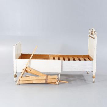 A gustavian style bed, early 20th century.