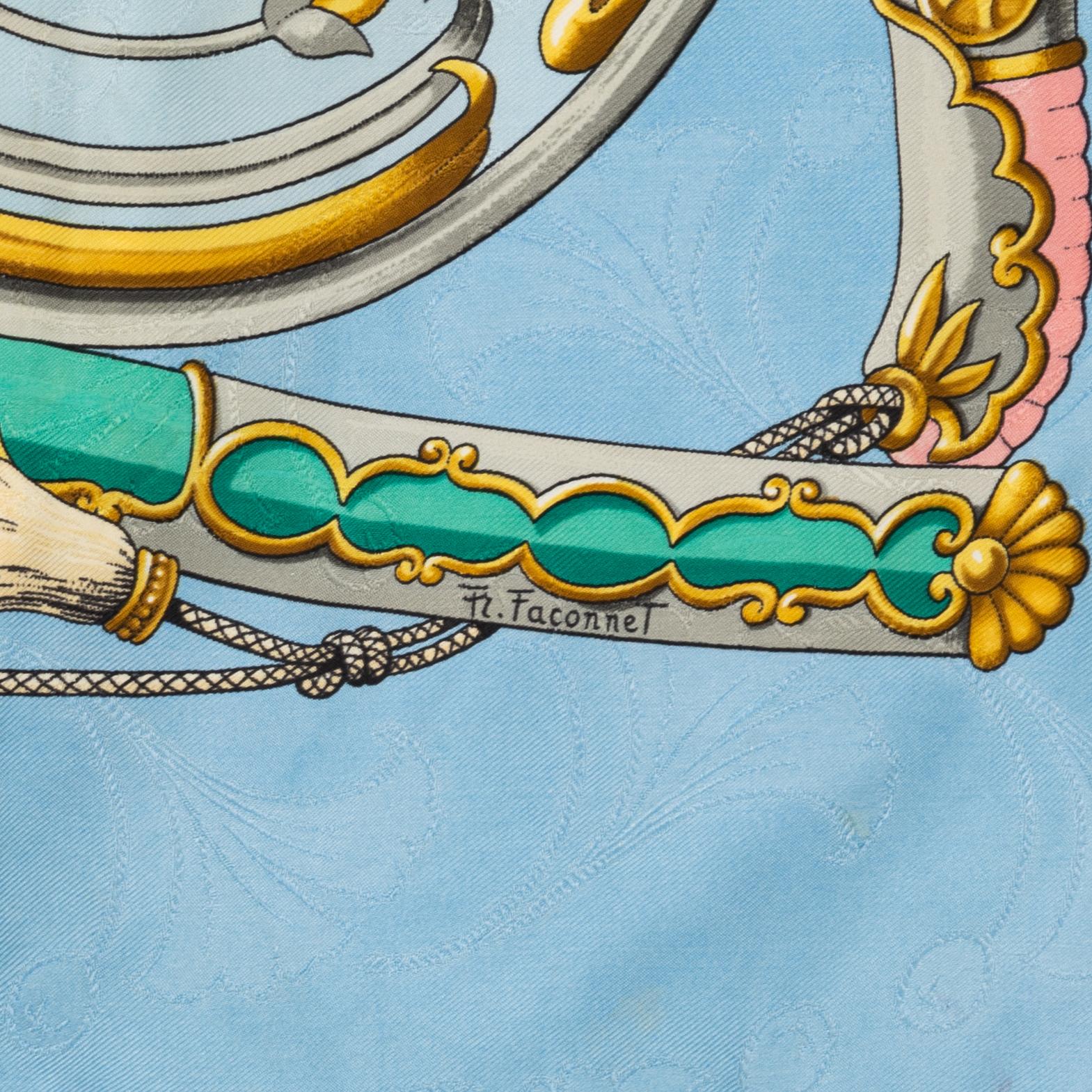 Hermès, a 'Daïmyo Princes Du Soleil Levant' silk scarf.
