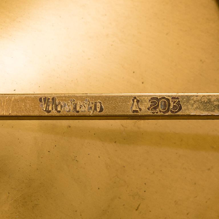 ALVAR AALTO, kattovalaisin, malli A 203, Valaistustyö.