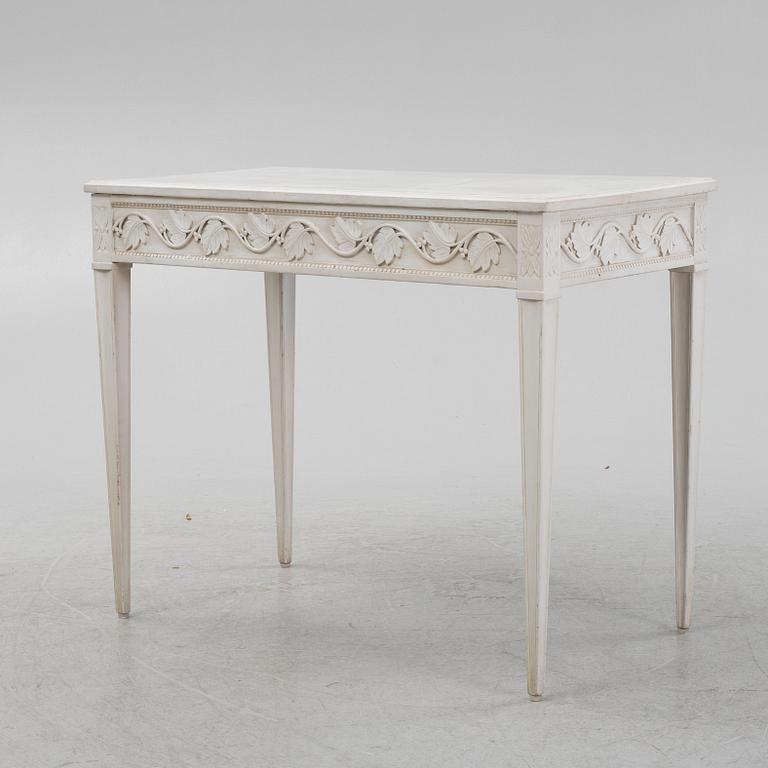 A Gustavian-style table,  19th century.