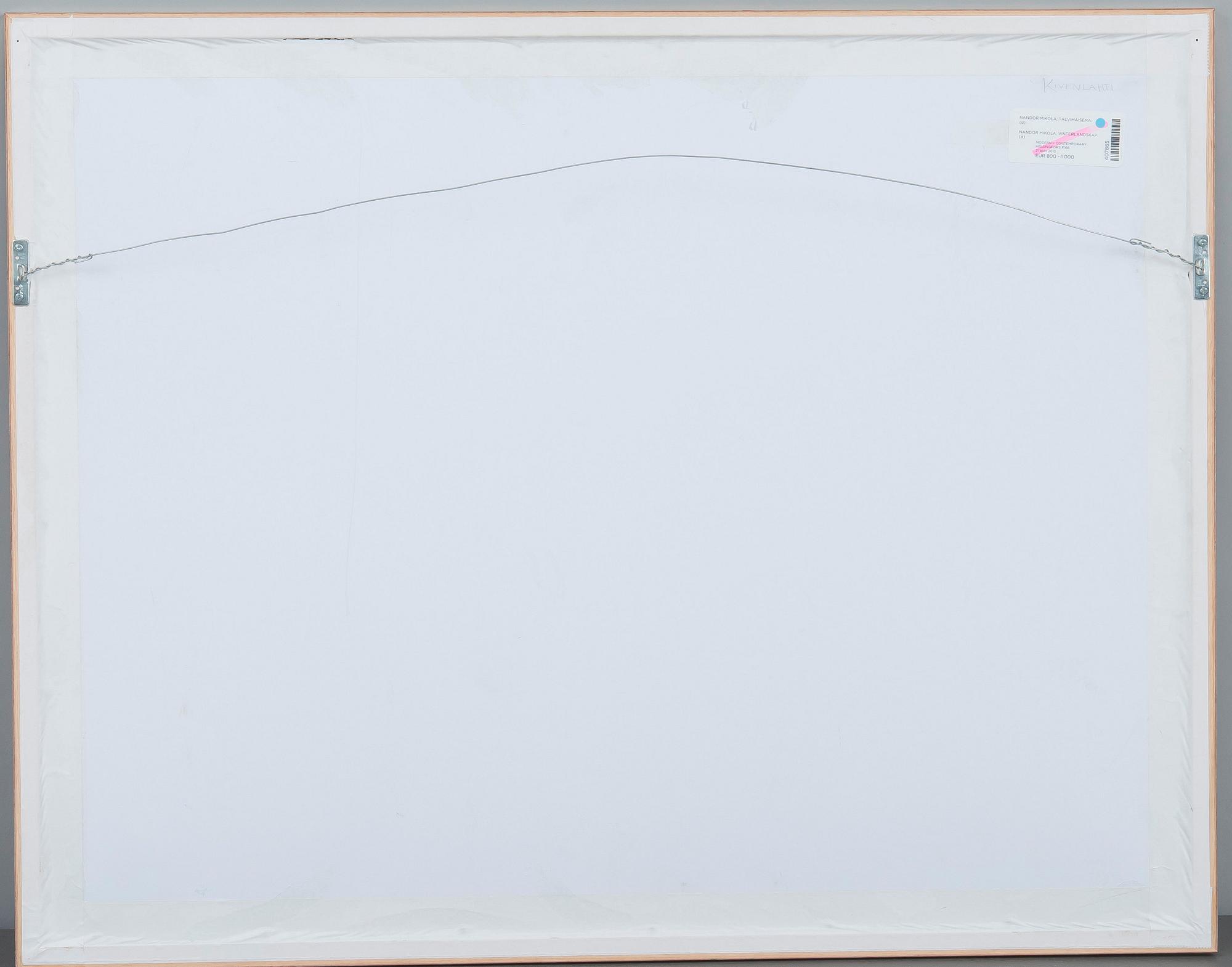 Nandor Mikola, TALVIMAISEMA.