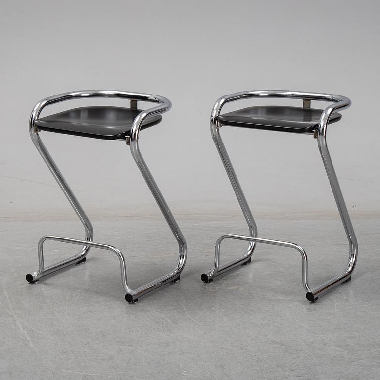 BARSTOLAR, 6 st, "S70-3", Börge Lindau och Bo Lindekrantz, Lammhults.