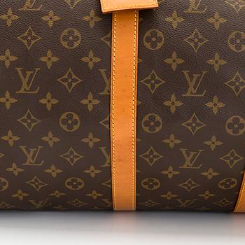 Louis Vuitton, a Monogram Canvas 'Keepall 55 Bandoulière' weekend bag.