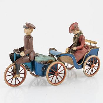 Lehmann, "Rad Motor cycle Mars" & "Anxious bride", Germany, early 20th century.