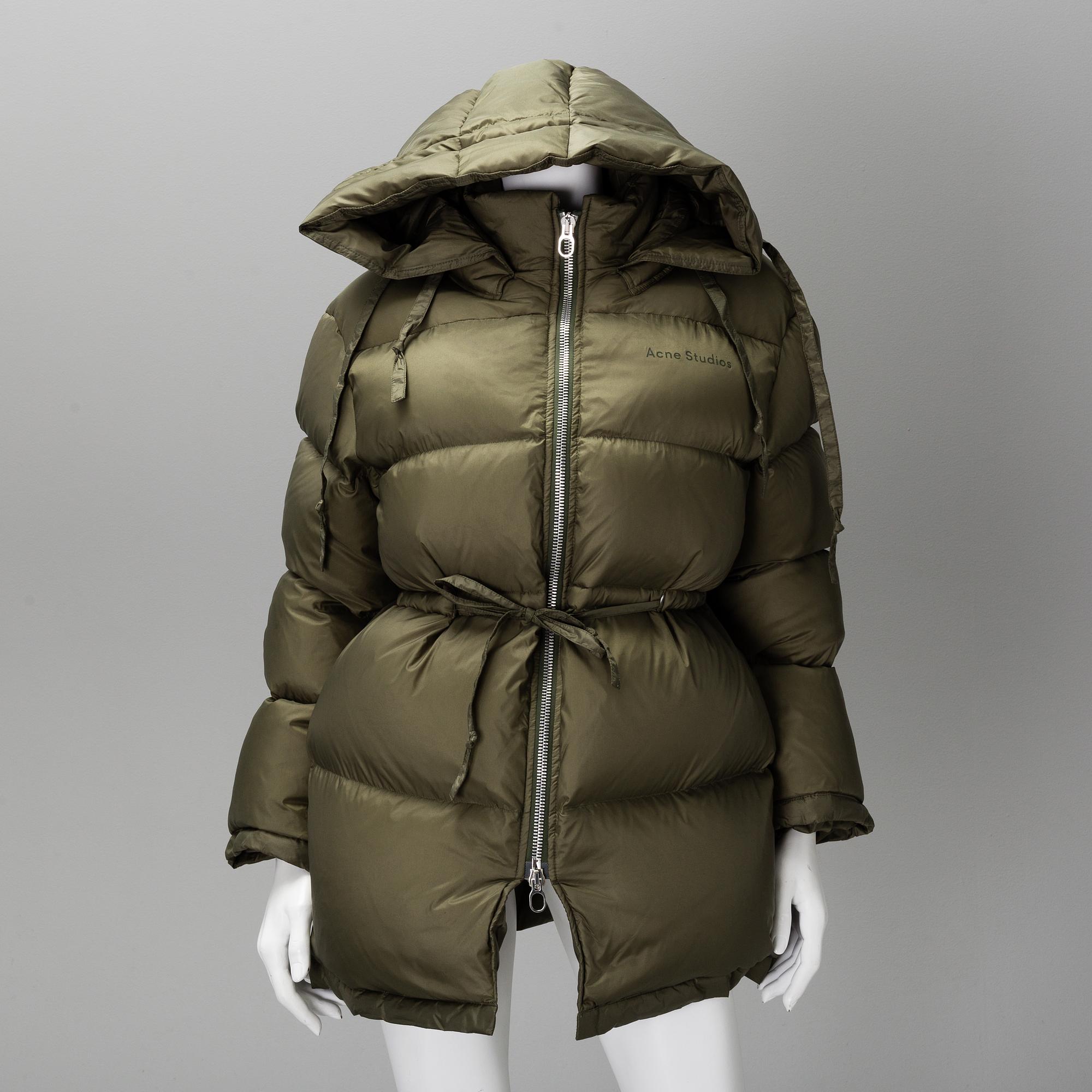 ACNE STUDIOS, dunjacka, höstkollektion 2018, modell oversize svensk storlek 34.