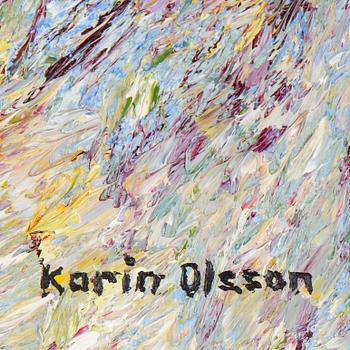 KARIN OLSSON, olja på duk, signerad.