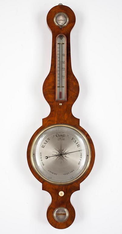 BAROMETER, Agnew & Zanetti, Manchester, 1800-tal.