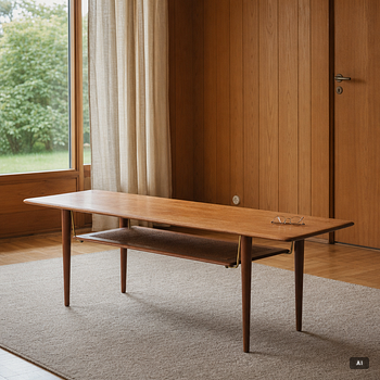 Soffbord, teak, 1950-tal, Sverige.