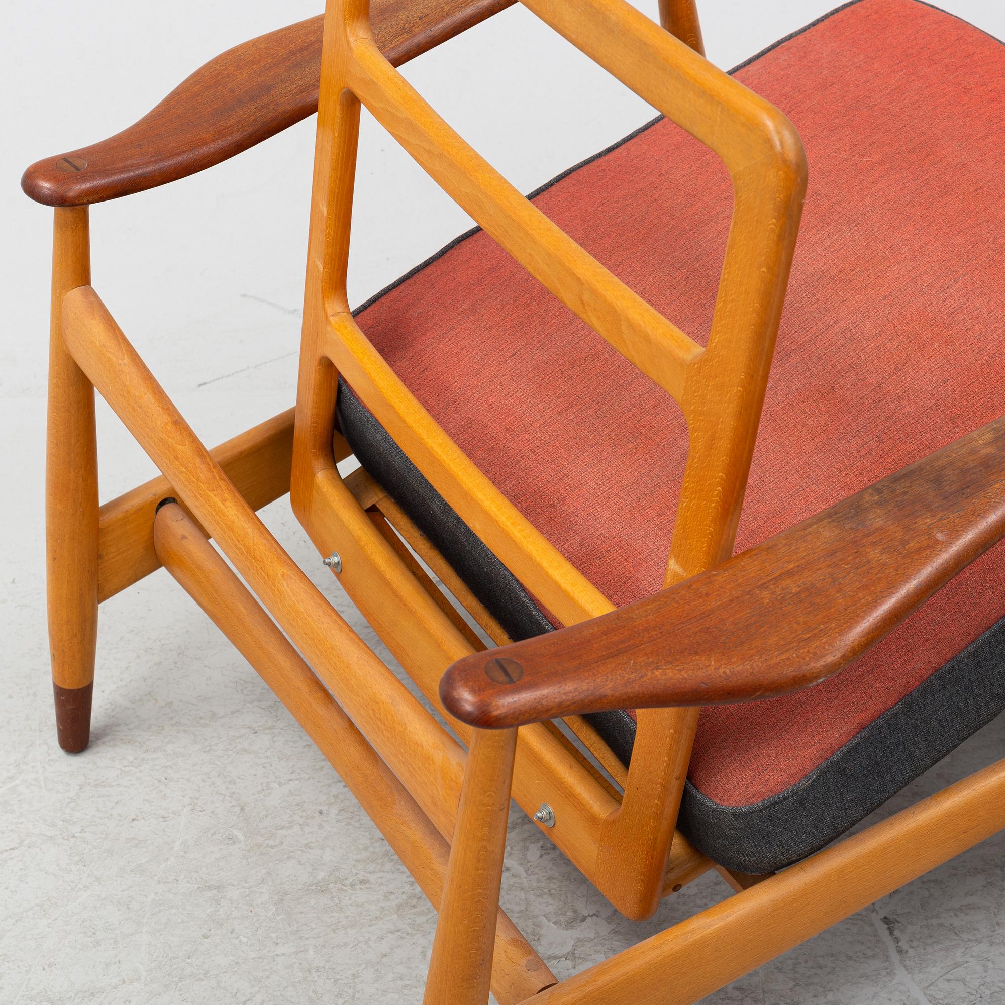 Arne Vodder, fåtölj, "FD 161", France & Son, Danmark, 1950-tal.