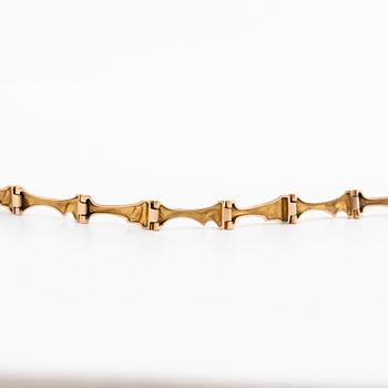 LAPPONIA ARMBAND 14K guld, design BJÖRN WECKSTRÖM, Finland 1990.