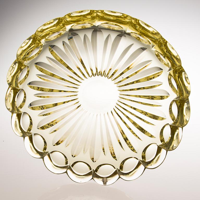 Aimo Okkolin, Malja, "Kullero" 6500, signeerattu Aimo Okkolin, Riihimäen lasi Oy.