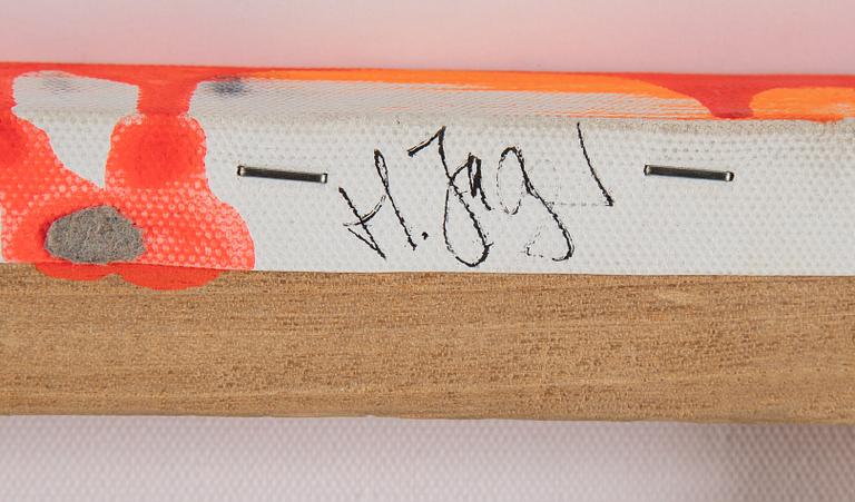 Holger Kurt Jäger, acrylic on canvas, signed verso.