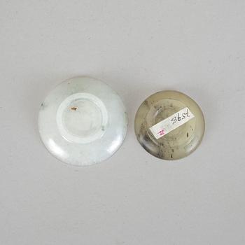 FAT, 2 st, jadeit, 1900-tal.