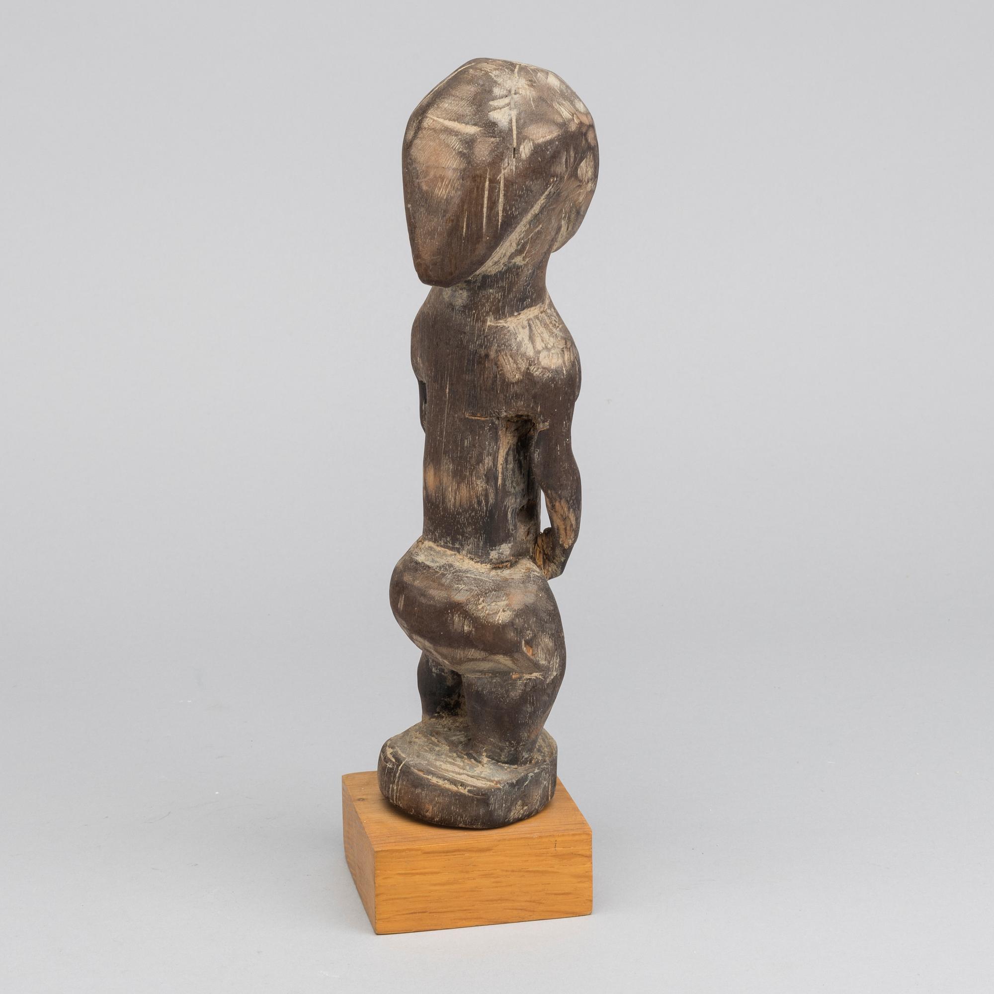 A standing sculpture, Western Africa.
