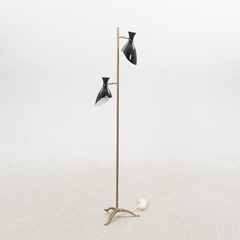 Floor lamp, mid-20th century.