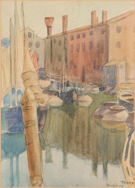 Verner Thomé, View from Venice.