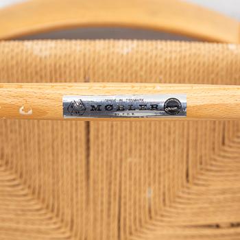 Børge Mogensen, stolar 4 st, modell "J39", FDB  Møbler, Danmark, 1900-talets andra hälft.