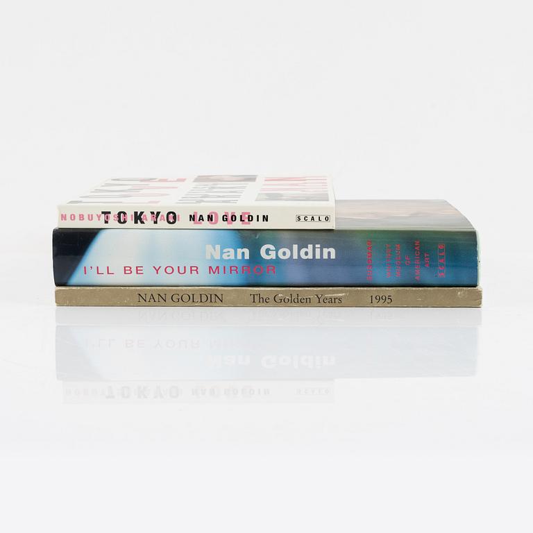 Nan Goldin, photo books, three volumes.