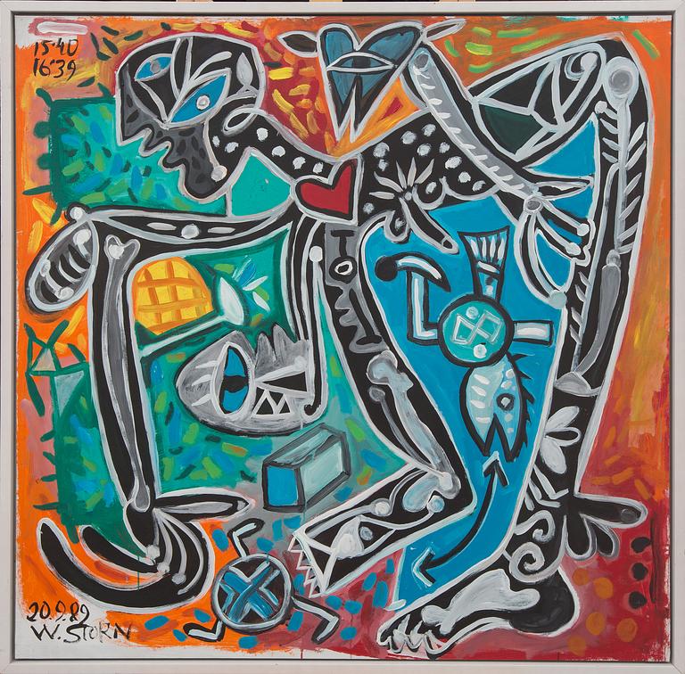 WILLIBALD STORN, oil on canvas signed and dated.