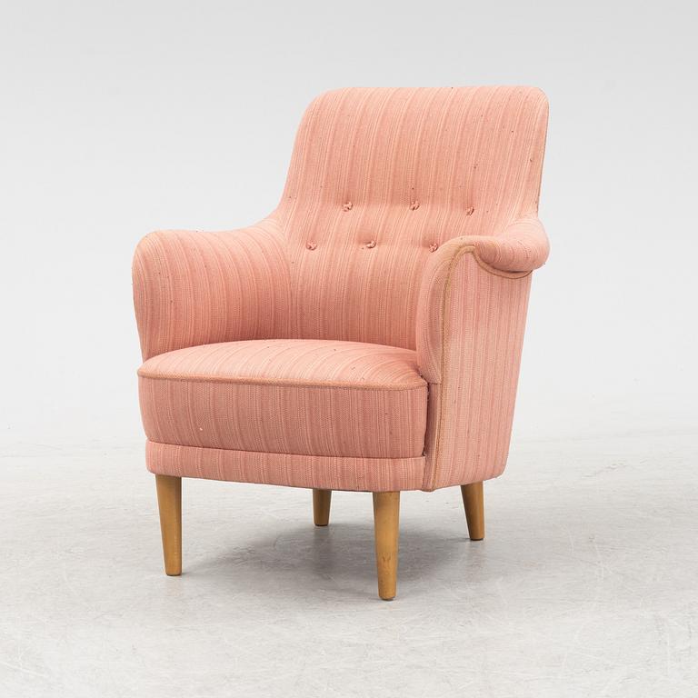 Carl Malmsten, fåtölj, "Samsas", O.H. Sjögren, 1900-talets andra hälft.