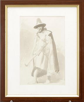 EGRON LUNDGREN, tusch och blyerts, osignerad.