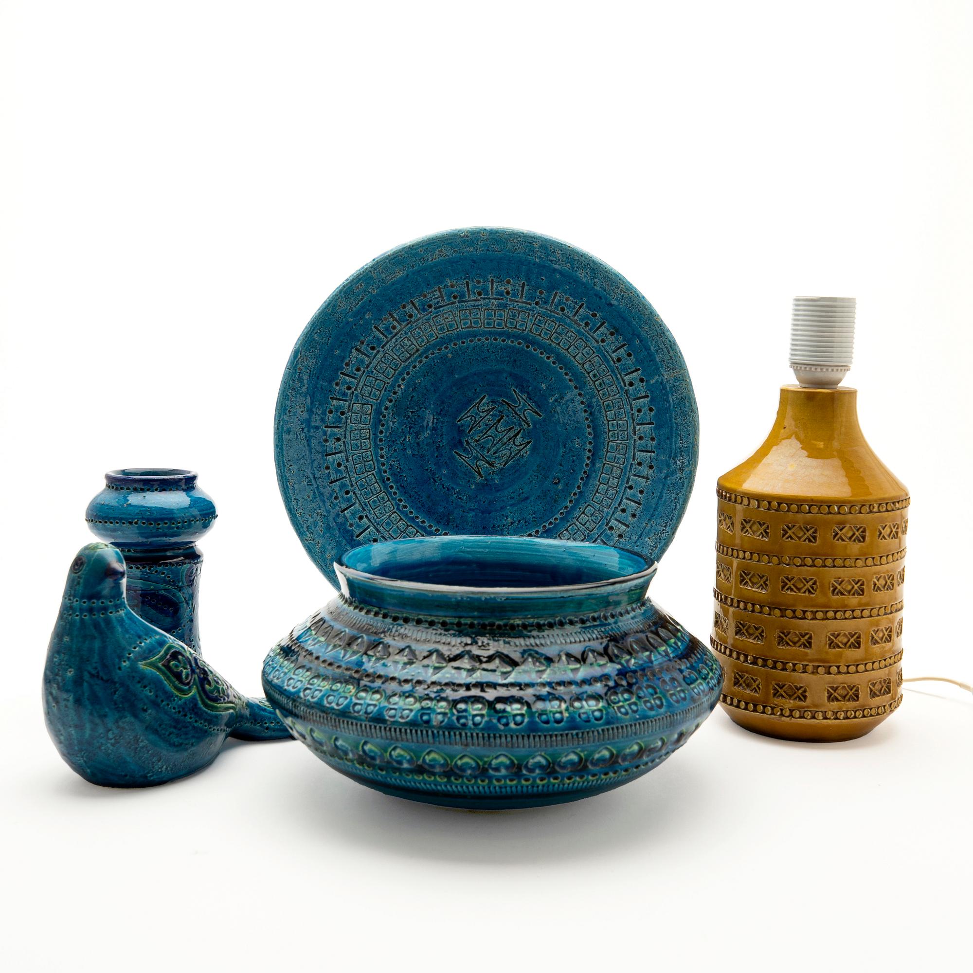 Aldo Londi, Lot of ceramics, 5 pieces, Italy.