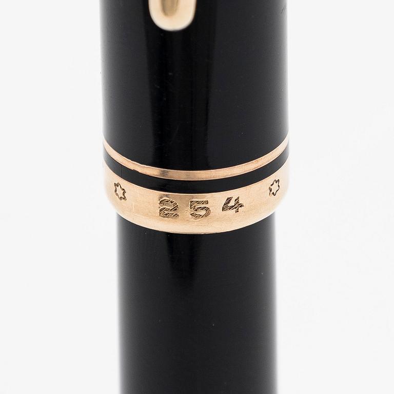 Montblanc, reservoarpenna, nr 254, samt stiftpenna, D.R.P. 481237.