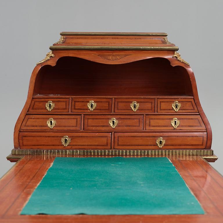 A Swedish Rococo mid 18th century writing desk.