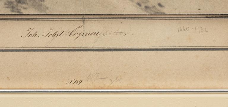 Jan Joost van Cossiau, Pastoalt landskap med vilande herdar.