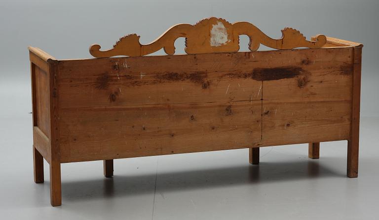 SOFFOR, ett par, allmoge, 1800-tal.