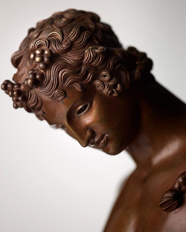 SABATINO DE ANGELIS, tillskriven. Skulptur, brons, höjd 61,5 cm. Stämpelsignerad Sabatino et fils.