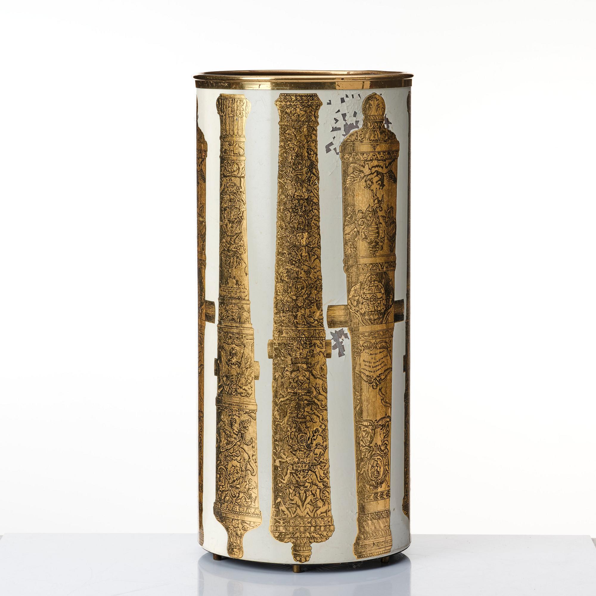 Piero Fornasetti, an umbrella stand, Milan, Italy 1960's.