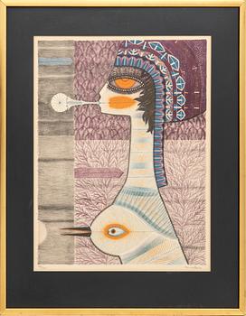 Max Walter Svanberg,  lithogaph signd dated and numbered 58 122/160.