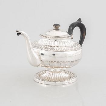 Gustaf Fredrik Richter, an Empire silver teapot, Stockholm, 1836.
