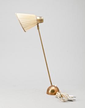 BORDSLAMPA, mässing, Atelje Lyktan, Hans Bergström, modellnr 712 b, 1950, stämpelmärkt.