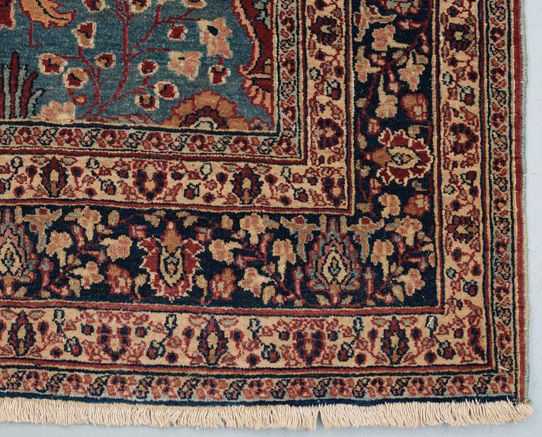 SEMI-ANTIQUE MASHAD/MOUD. 204,5 x 131 cm.