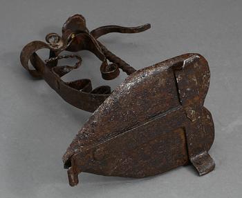 LJUSSTAKE, smide, 1800-tal.