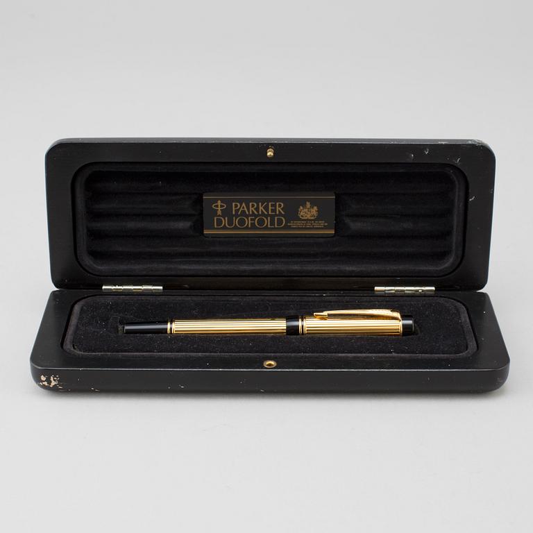 A second half of the 20th century Parker Duofold pen.