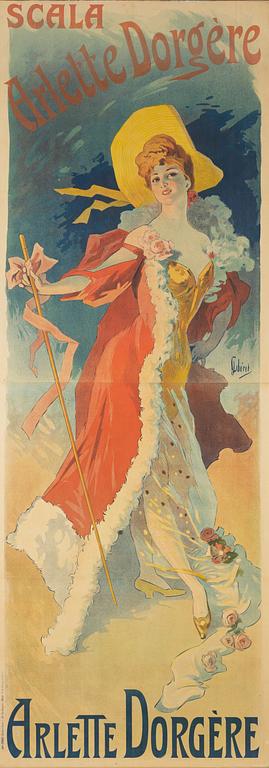 Jules Chéret, litografisk affisch, Chaix, 1904.