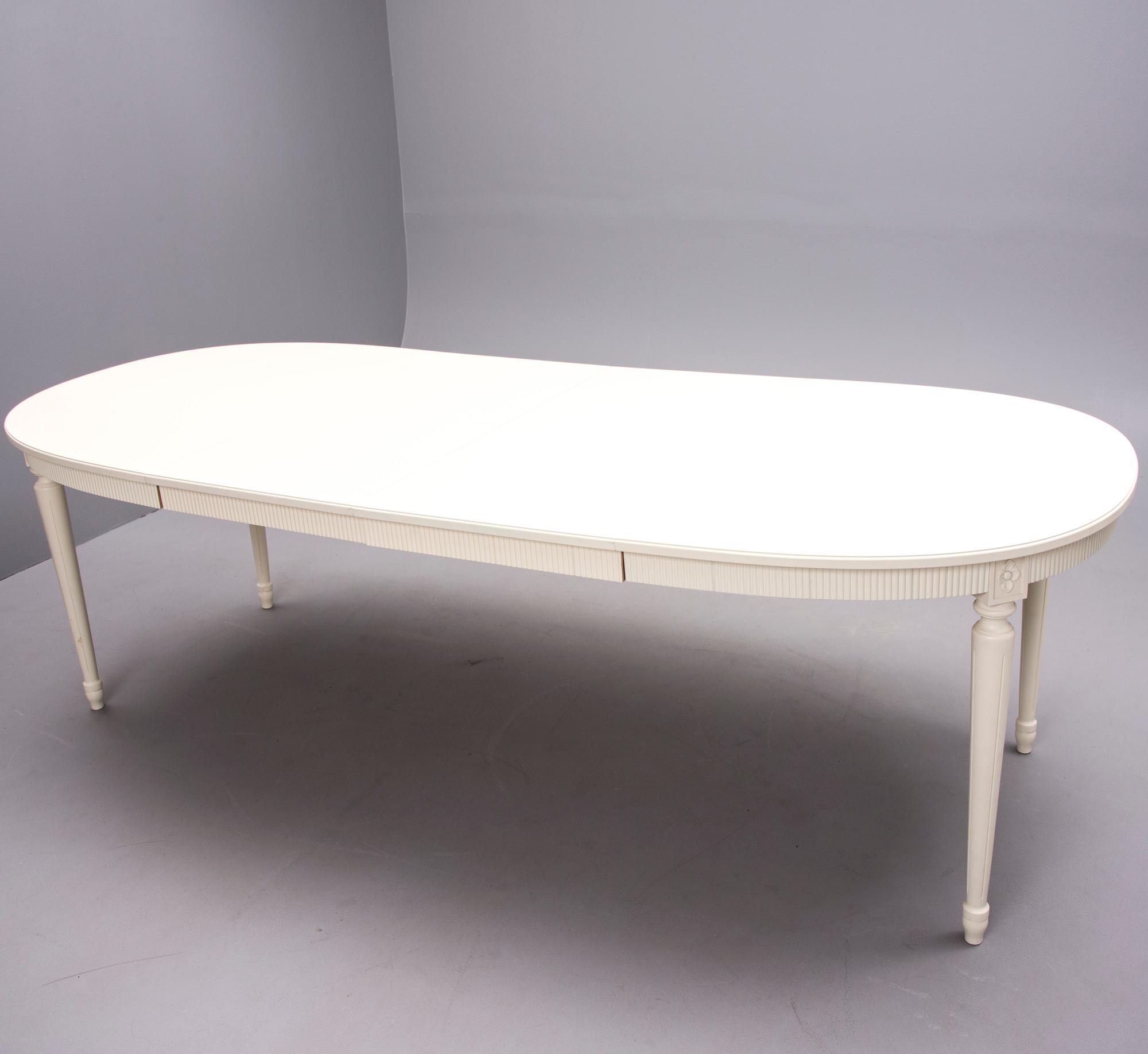 MATBORD, gustaviansk stil, Möbelboning i Tibro, 1990-tal.