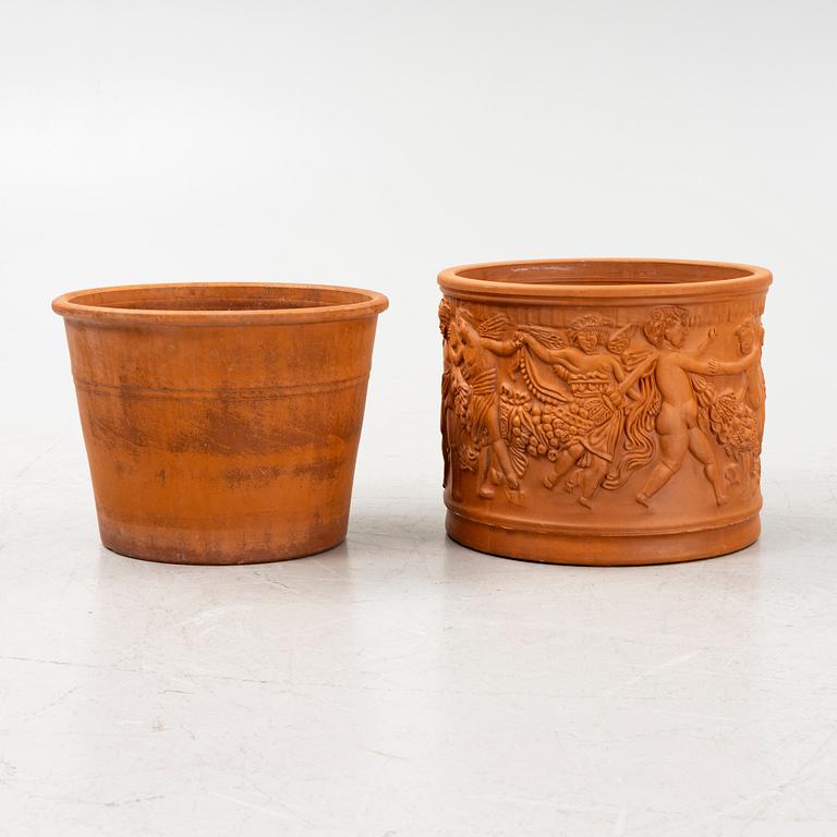 Ytterfoder, 2 st, Bitossi, Italien, 1900-talets andra hälft.