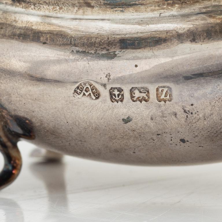 Adie Brothers Ltd, a silver cruet set in box, Birmingham 1924.