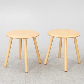 Jon Karlsson, pallar/sidobord, fyra stycken, IKEA PS 2017.