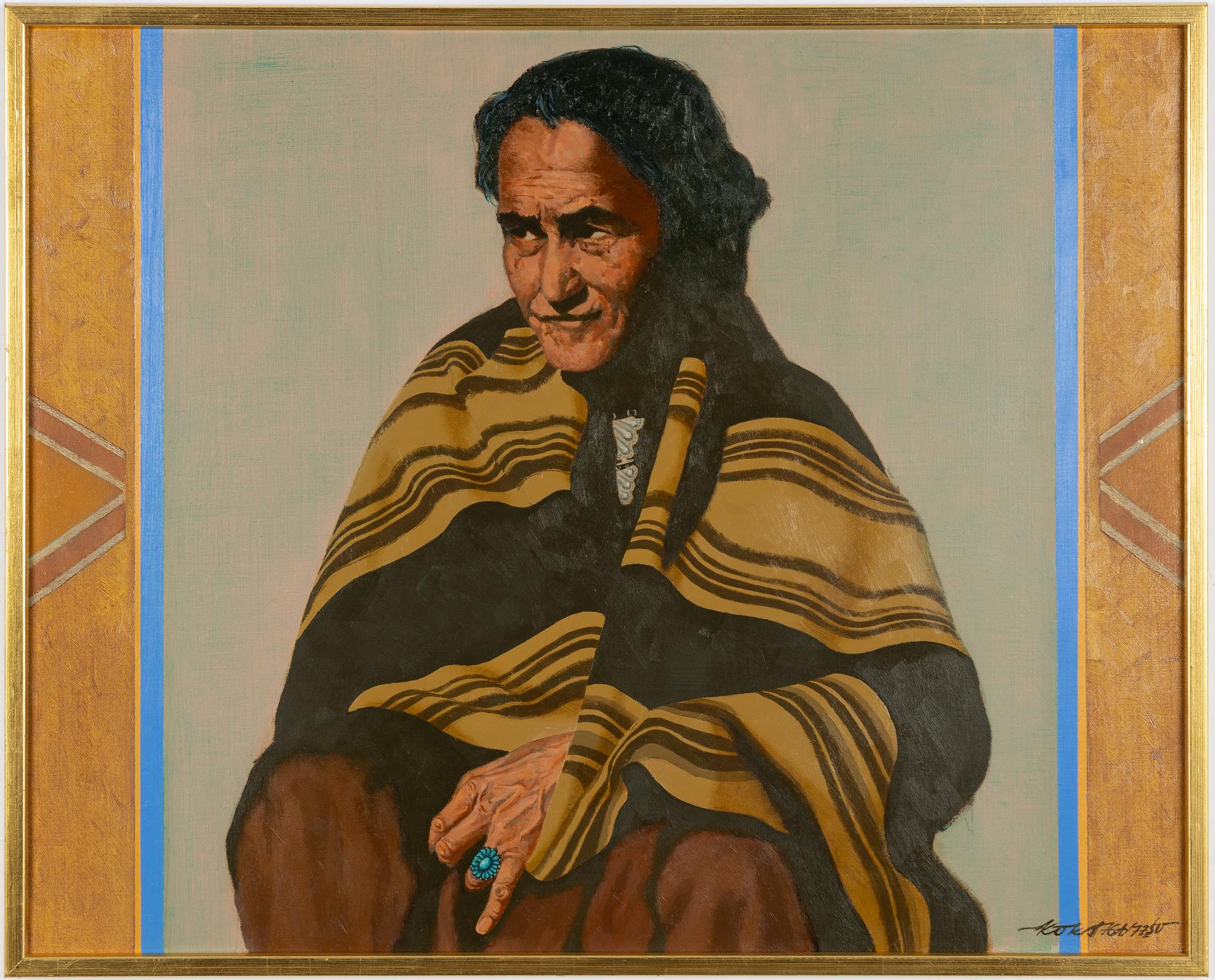 Endel Kõks, "Navajo indian kvinna".