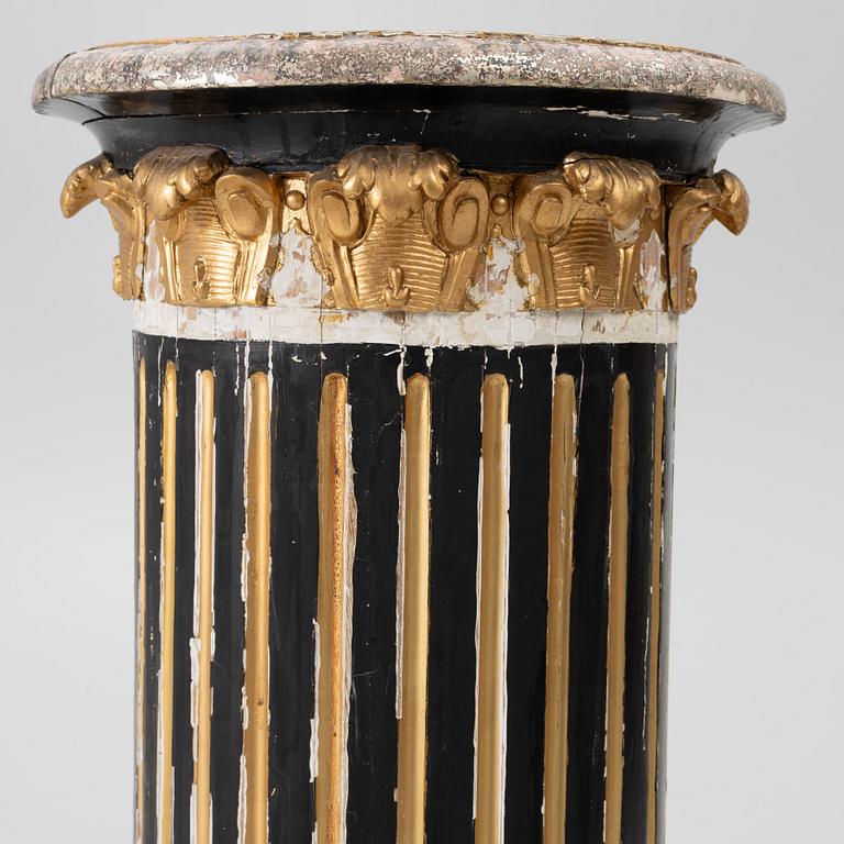 Piedestal, 1800-talets slut.