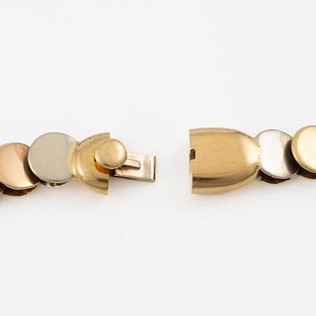 Gio Caroli, bracelet, 18K gold multi-coloured.