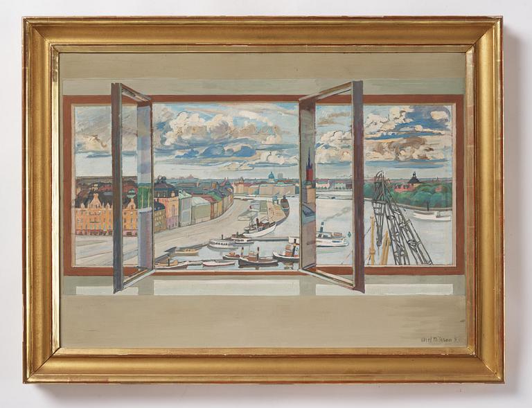 Axel Nilsson, View of Stockholm.