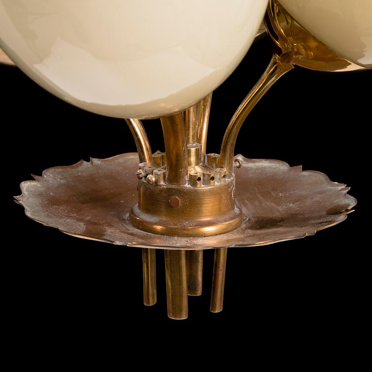 PAAVO TYNELL, A mid-20th century '9029/4' chandelier for Taito, Finland.