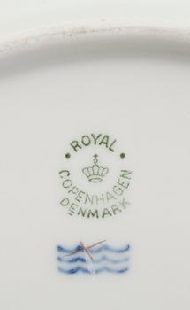TALLRIKAR, 1 par, porslin, Royal Copenhagen, 1900-talets andra hälft.