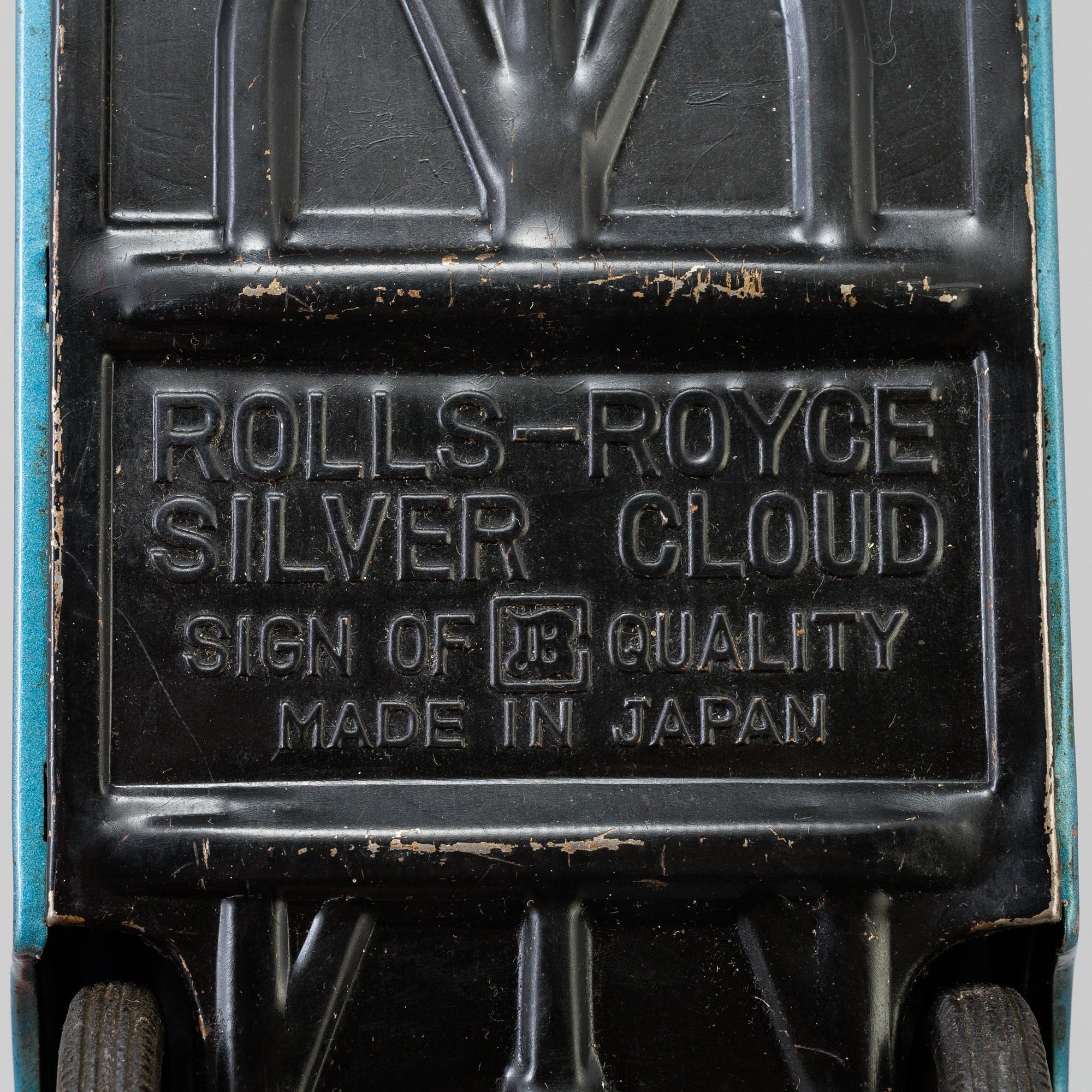 BANDAI, Rolls Royce "Silver cloud", Japan, ca 1960.